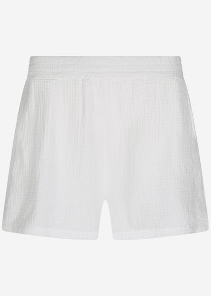 Bianca | Shorts de muselina · Blanco