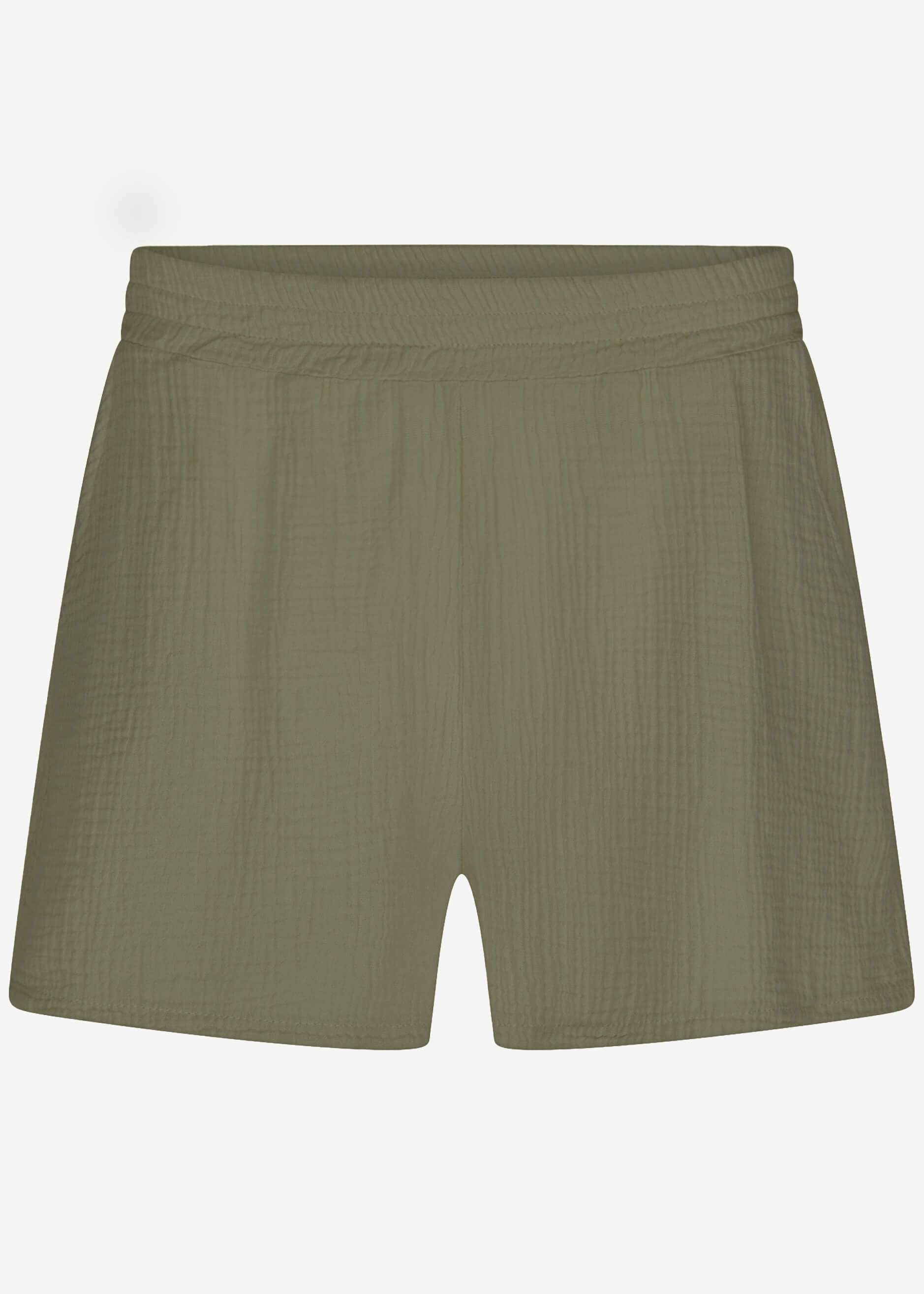 Bianca | Shorts de muselina · Caqui