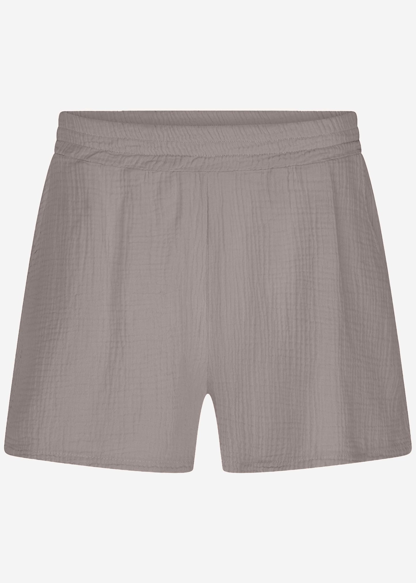 Bianca | Shorts de muselina · Taupe