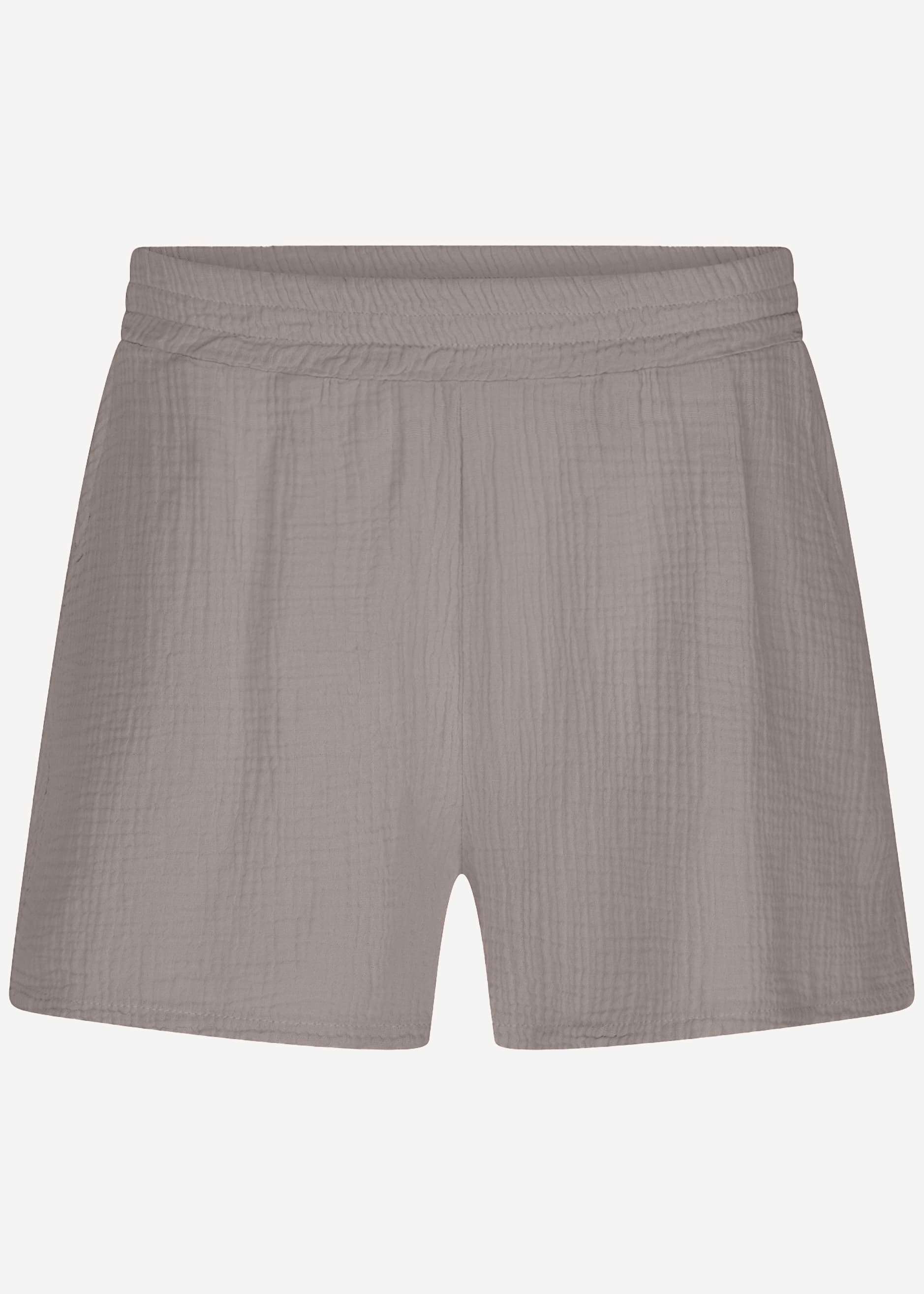 Bianca | Shorts de muselina · Taupe