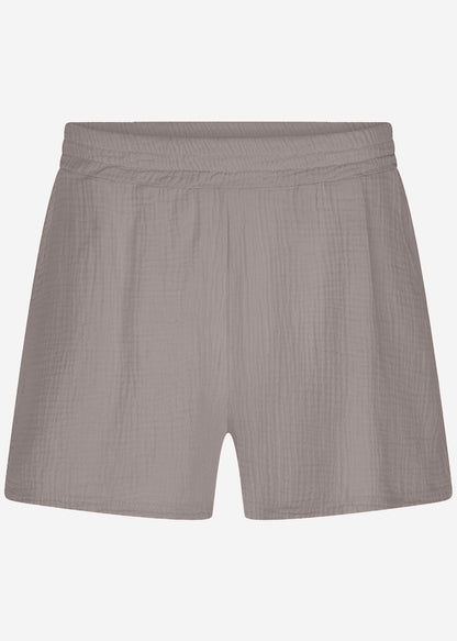 Bianca | Shorts de muselina · Taupe