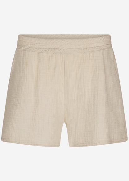 Bianca | Shorts de muselina · Beige