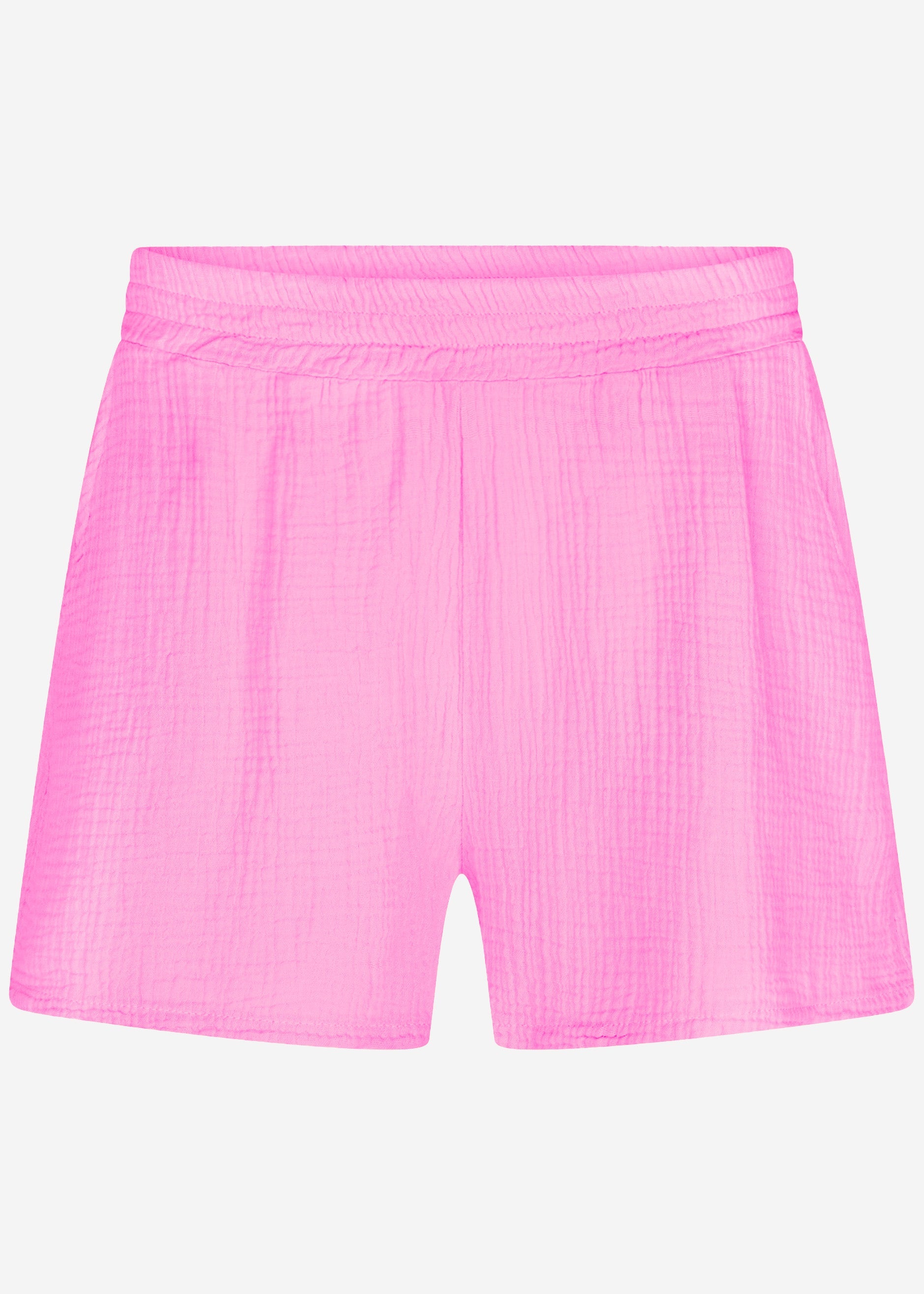 Bianca | Shorts de muselina · Fucsia