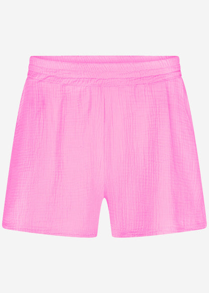 Bianca | Shorts de muselina · Fucsia