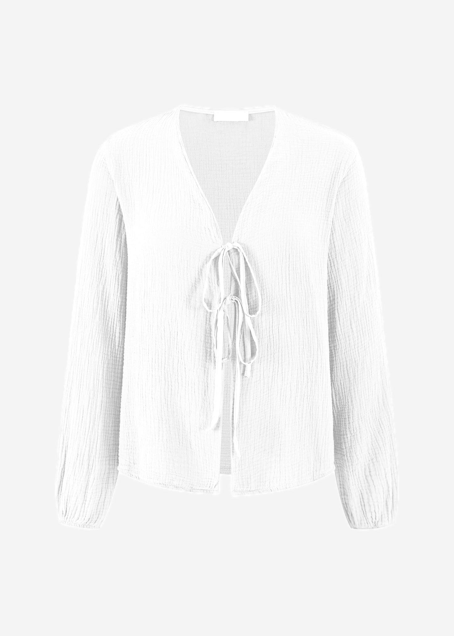 Selene | Blusa de muselina · Blanco
