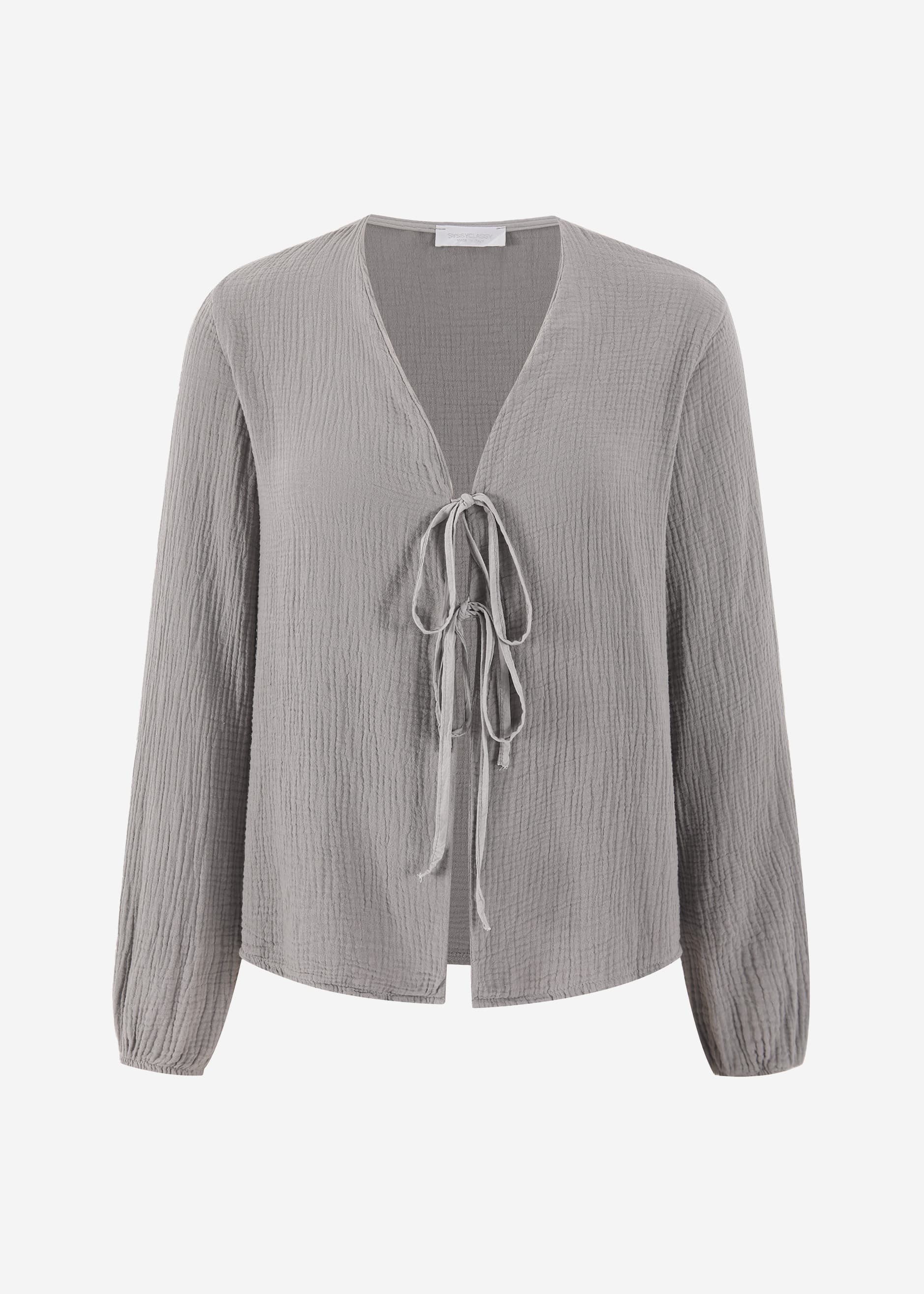Selene | Blusa de muselina · Taupe