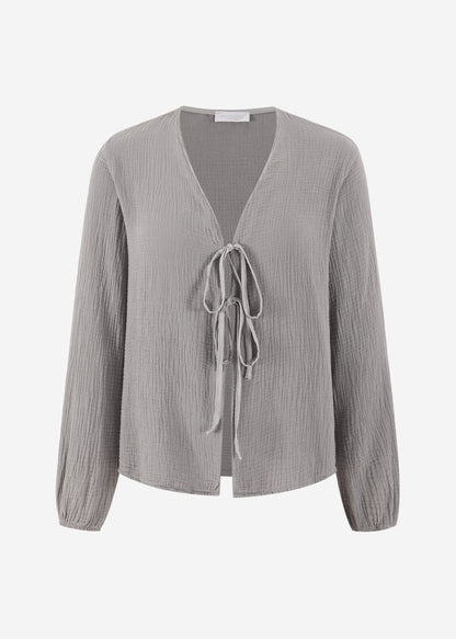 Selene | Blusa de muselina · Taupe