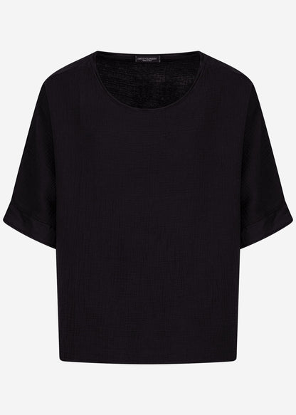 Vega | Camiseta de muselina · Negro