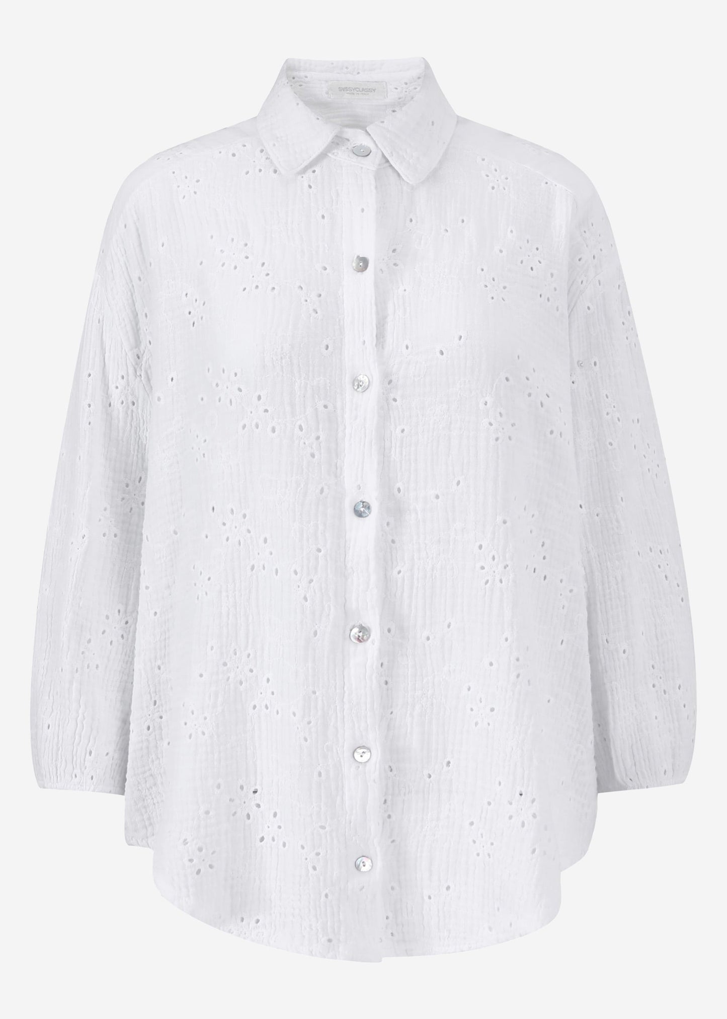Naia | Blusa de muselina · Blanco
