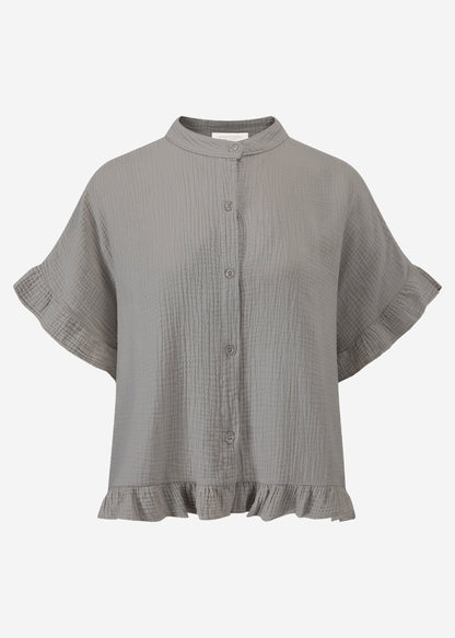 Clea | Blusa de muselina · Taupe