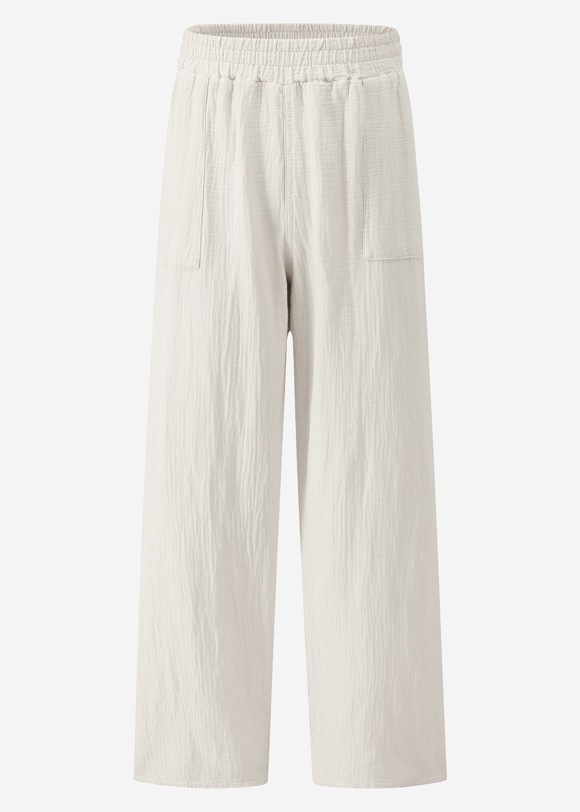 Estela | Pantalón de muselina · Beige claro