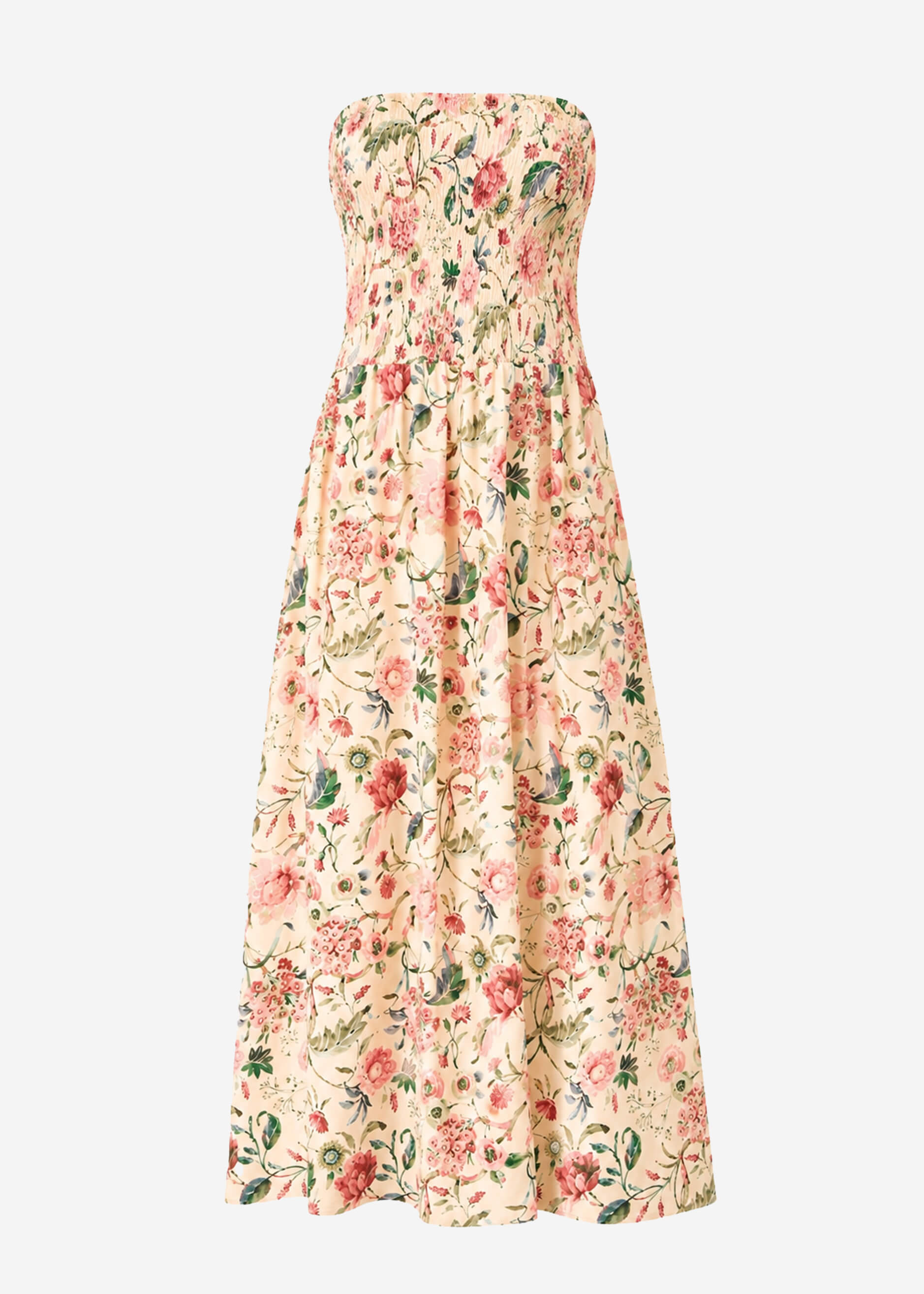 Casandra | Vestido floral · Beige