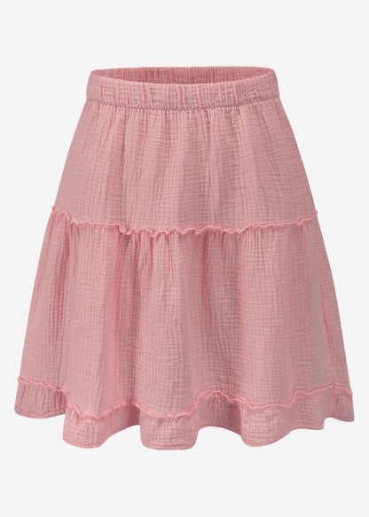 Sienna | Falda de muselina · Rosa palo