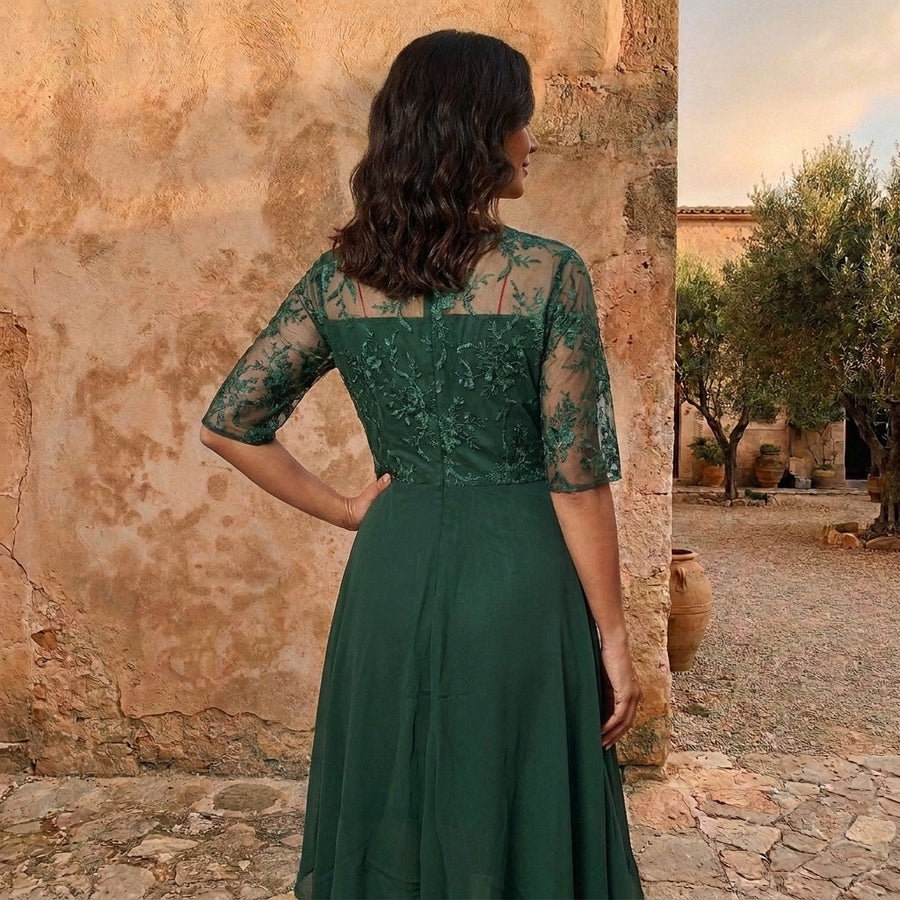 Moreau | Vestido de gasa elegante