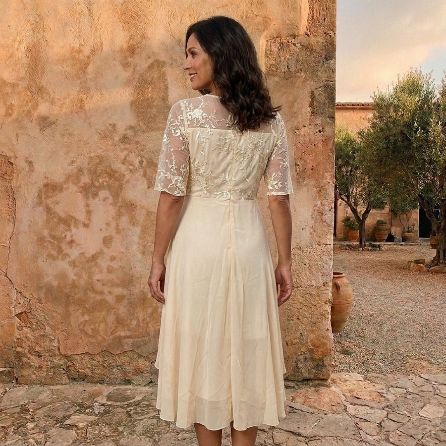 Moreau | Vestido de gasa elegante