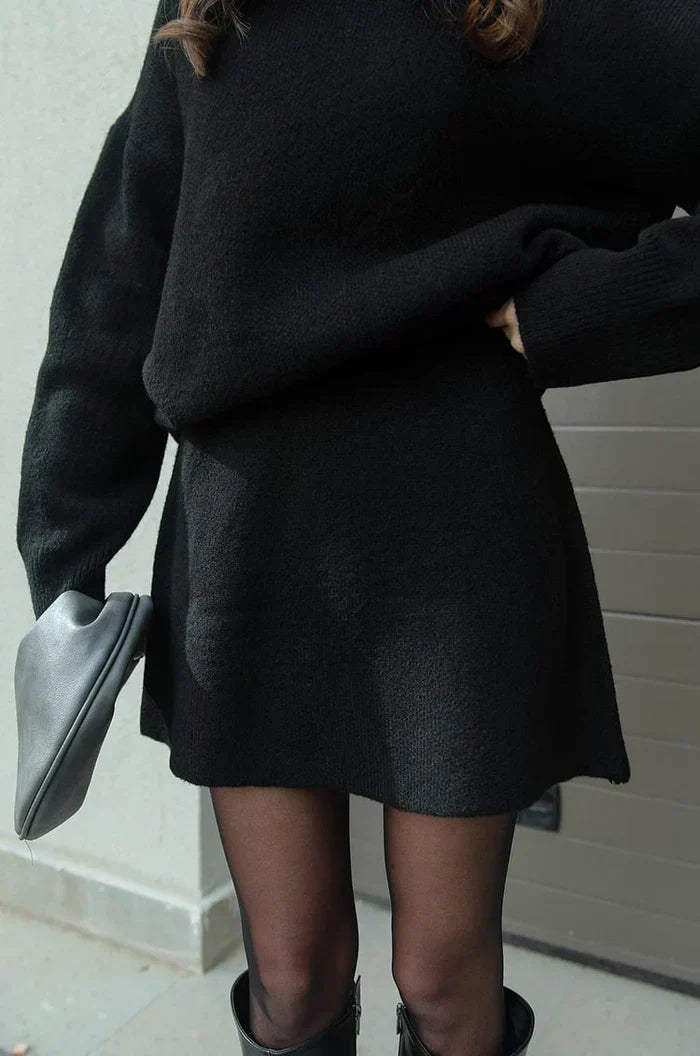 Beatriz | Conjunto de Punto (Falda + Jersey)