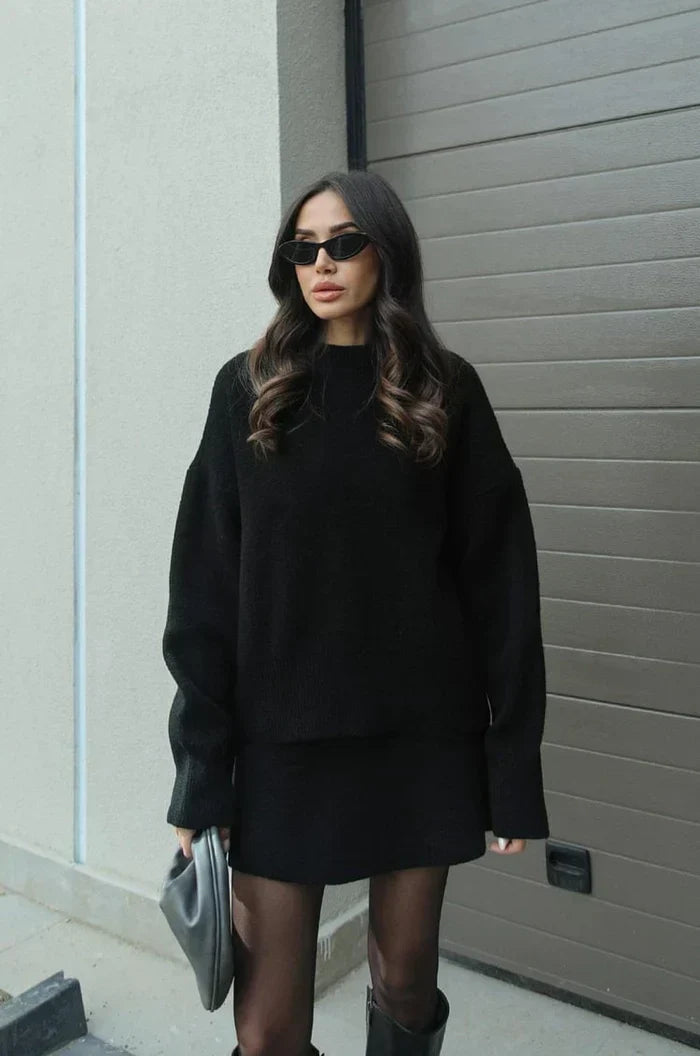Beatriz | Conjunto de Punto (Falda + Jersey)