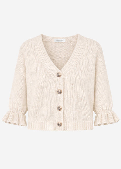 Tara | Cárdigan · Beige claro