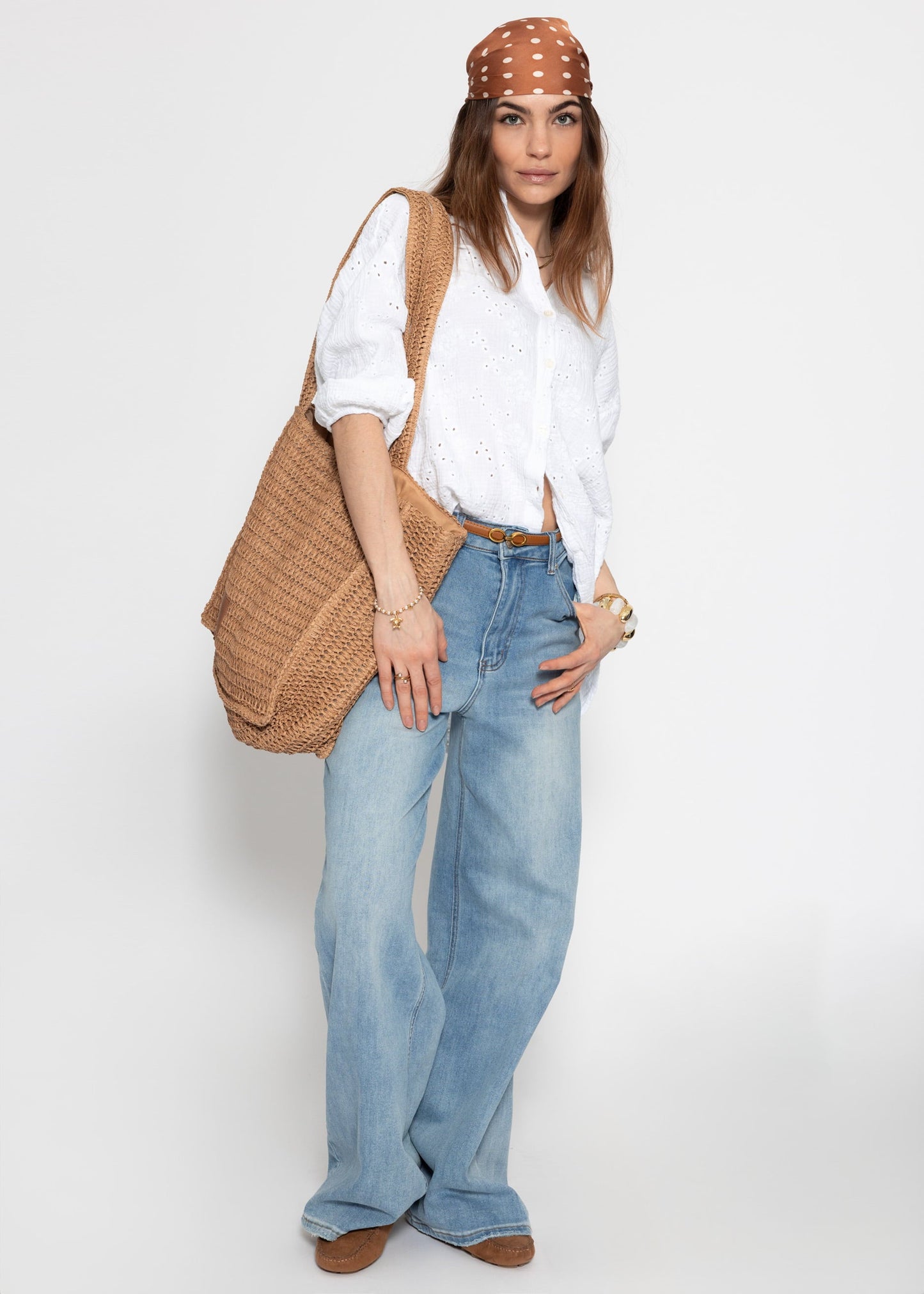 Naia | Blusa de muselina · Blanco