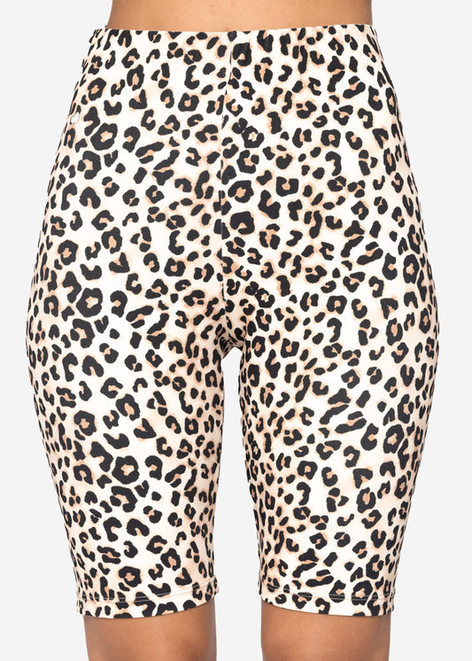Livia | Leggings deportivos estampado leopardo · Beige