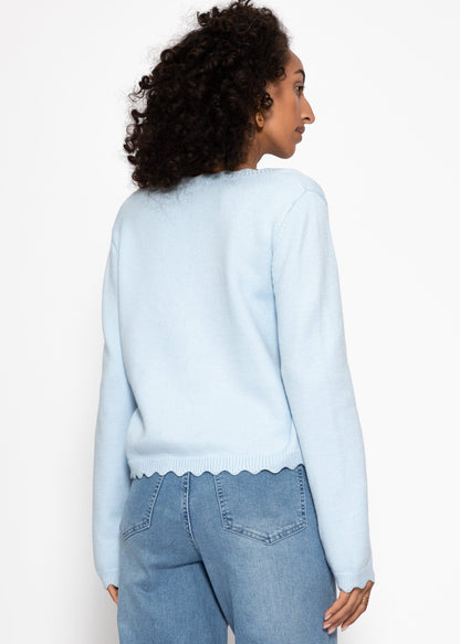 Yara | Cárdigan · Azul claro