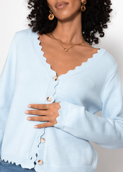 Yara | Cárdigan · Azul claro