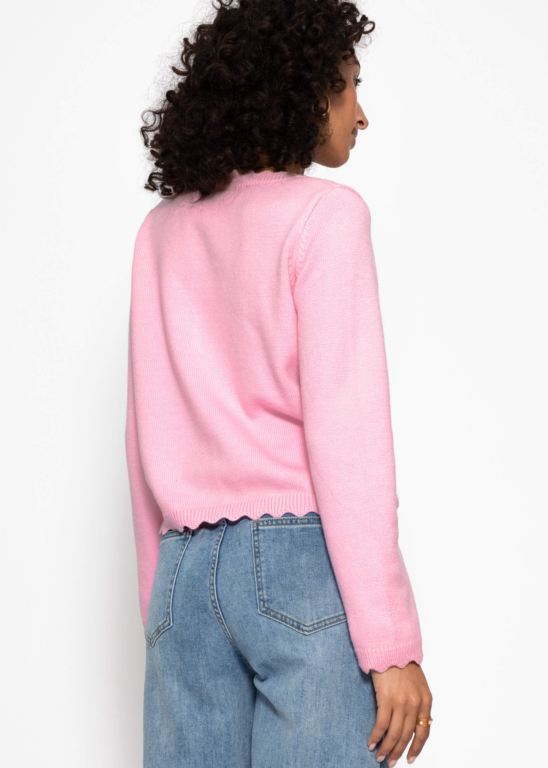 Yara | Cárdigan · Rosa