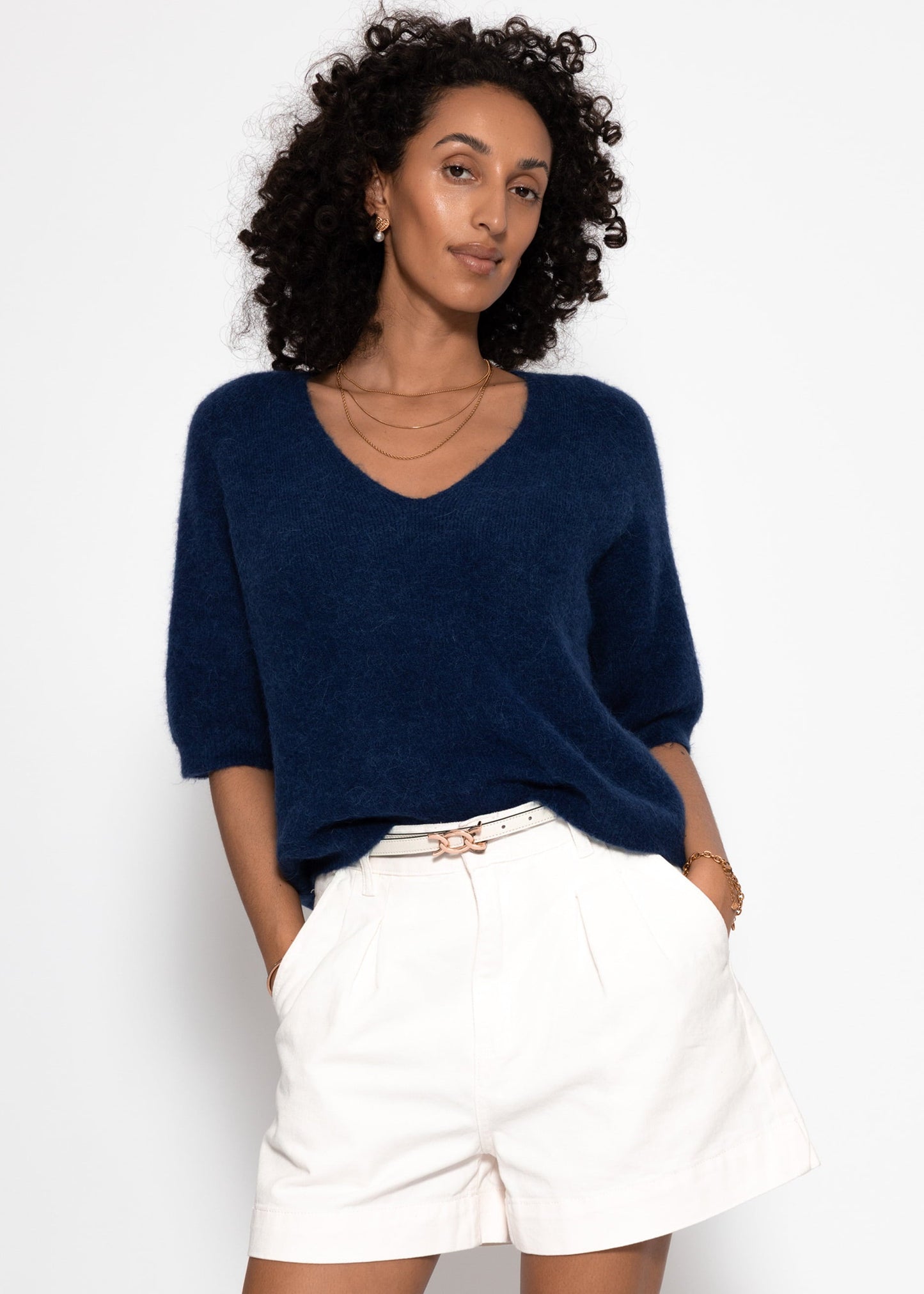 Nadia | Jersey · Azul marino