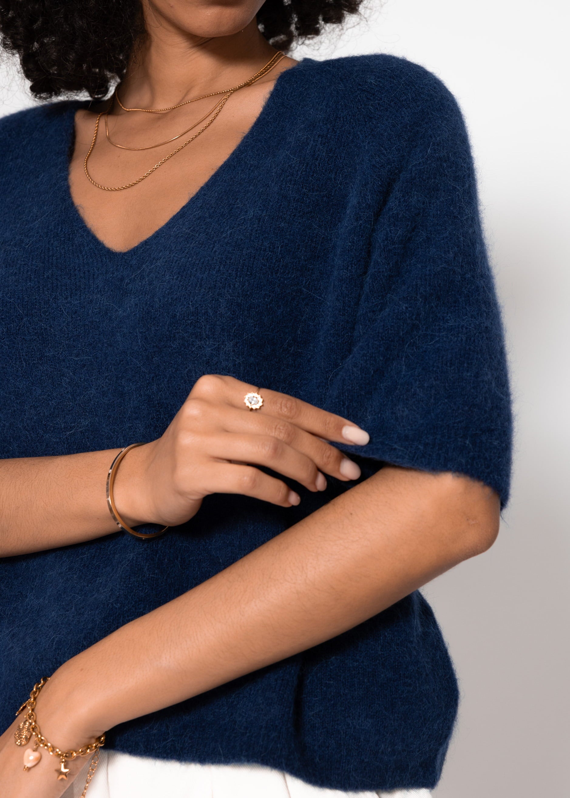 Nadia | Jersey · Azul marino