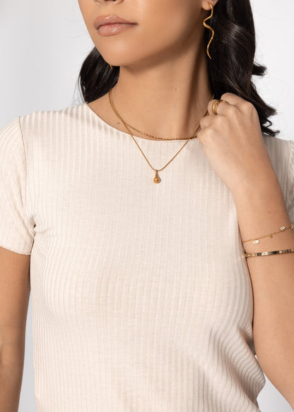 Berta | Camiseta · Beige