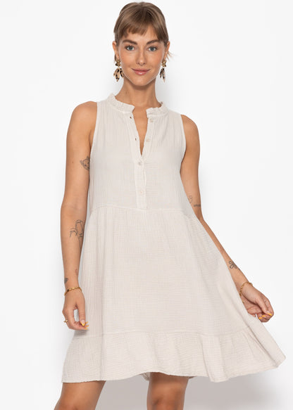 Aina | Vestido de muselina · Beige