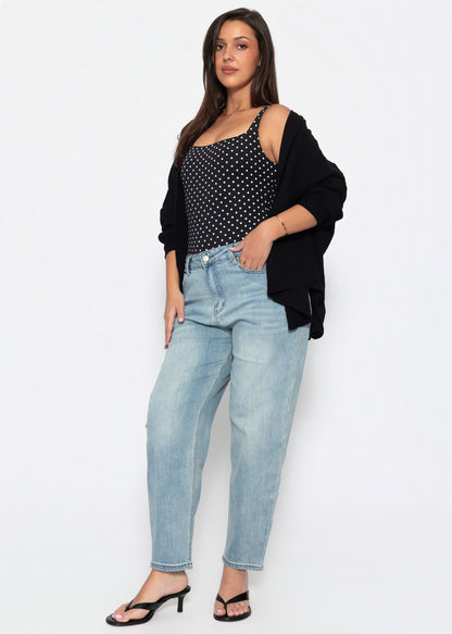 Zaira | Body de lunares · Negro