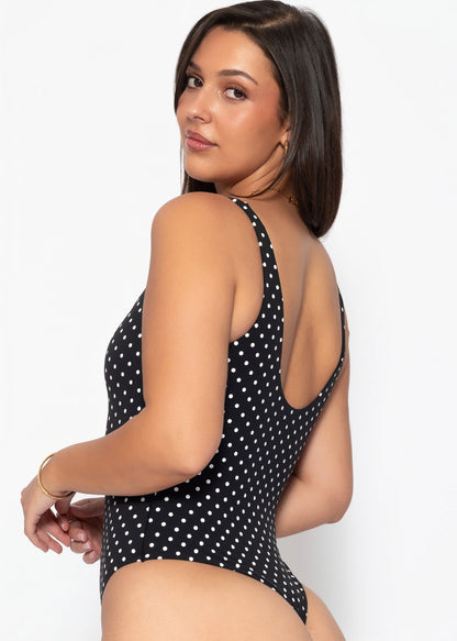 Zaira | Body de lunares · Negro