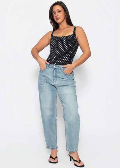 Zaira | Body de lunares · Negro