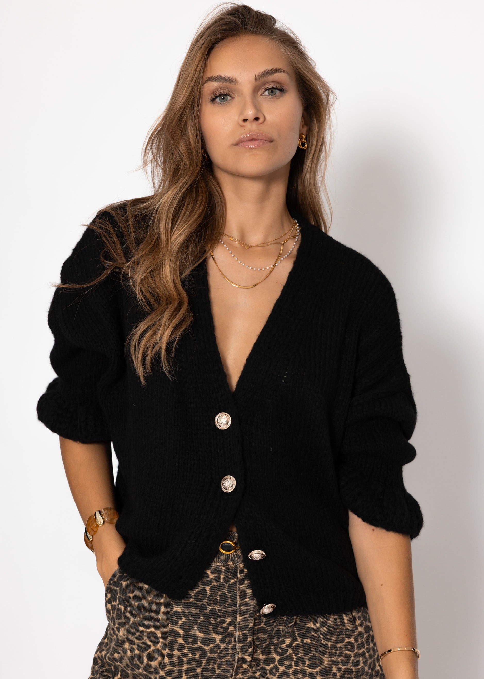 Bruna | Cárdigan · Negro