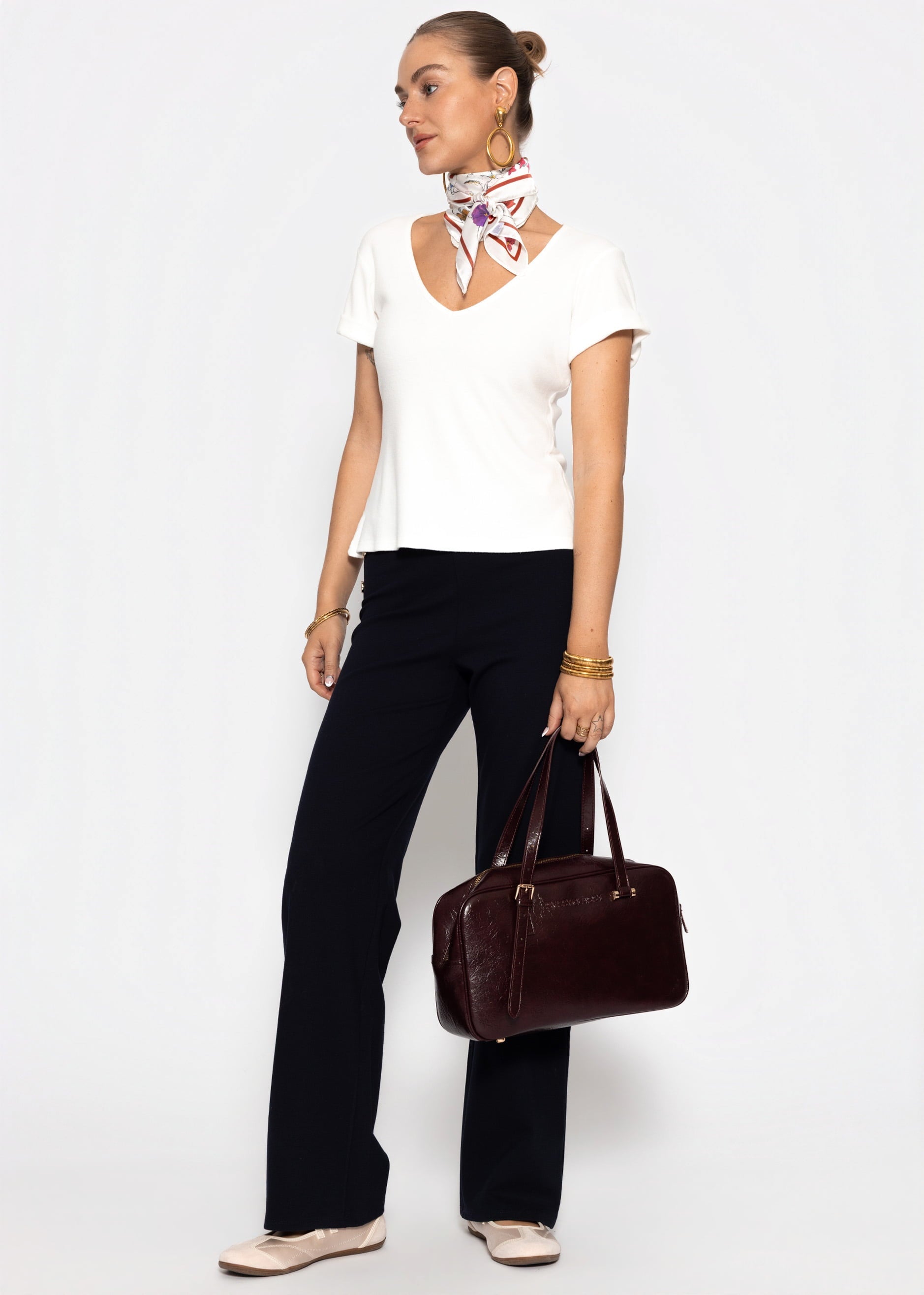 Zoe | Camiseta · Blanco roto