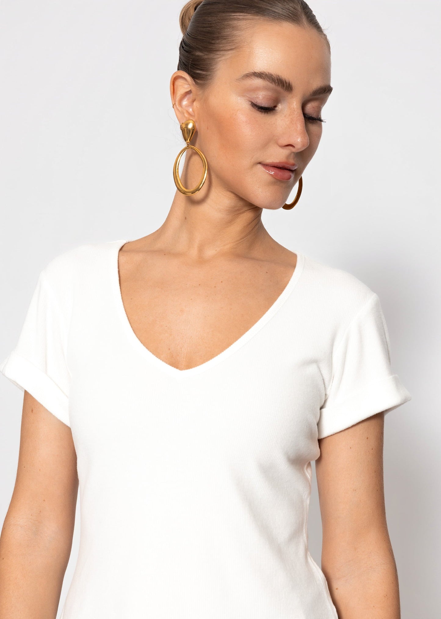 Zoe | Camiseta · Blanco roto