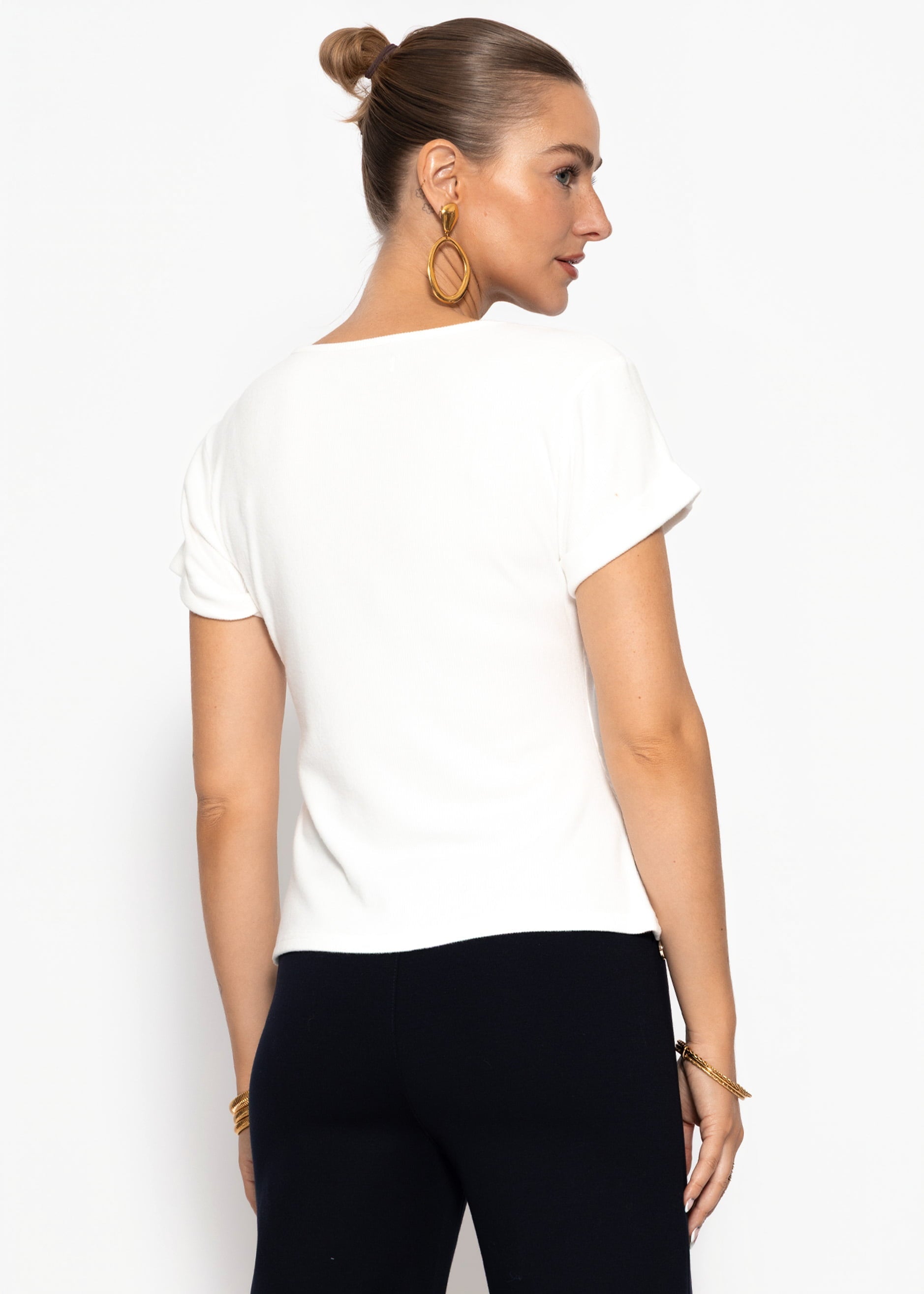 Zoe | Camiseta · Blanco roto