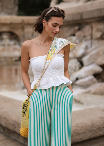 Blanca | Top de muselina · Blanco roto