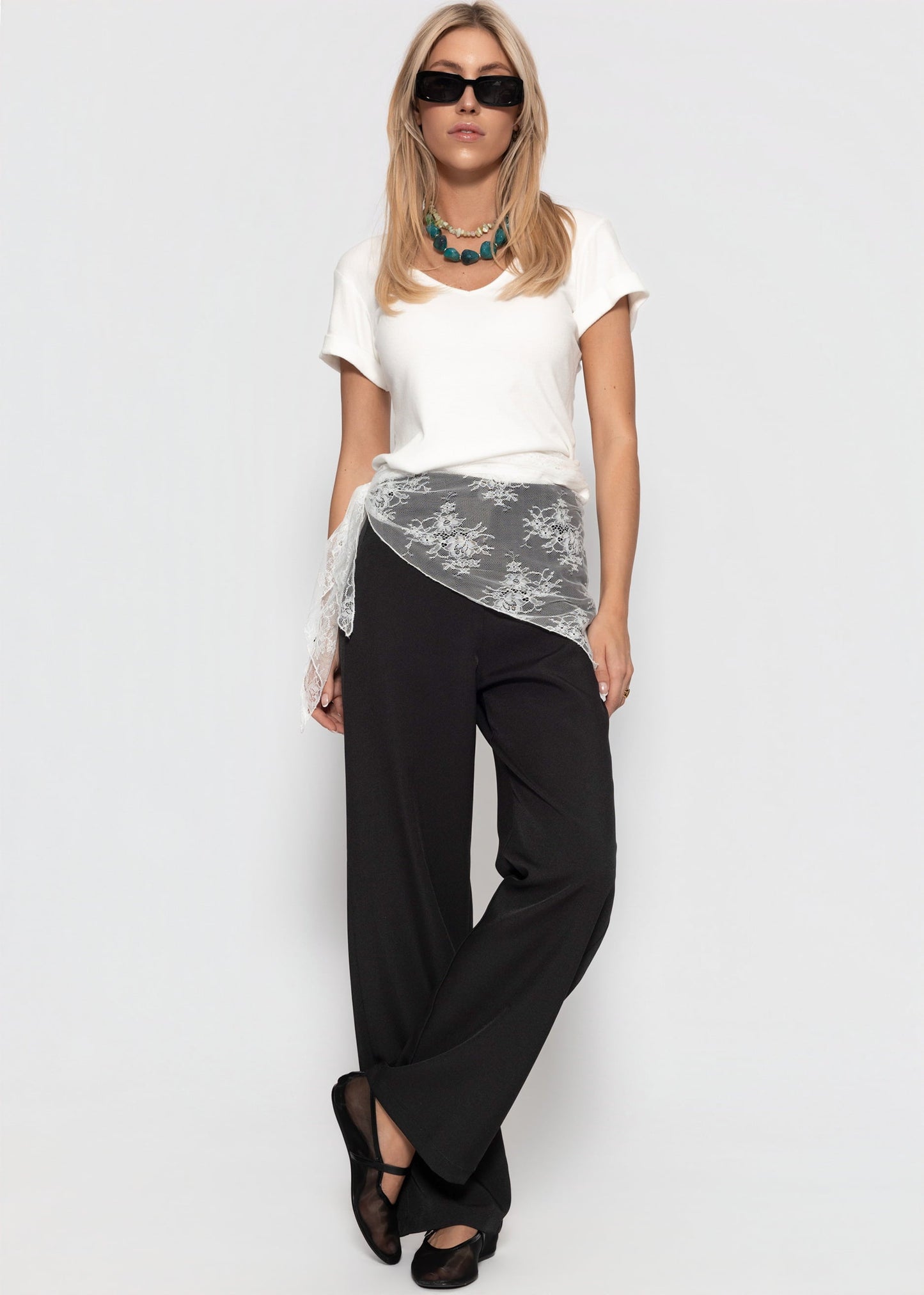 Lucila | Pantalón de talle alto · Negro