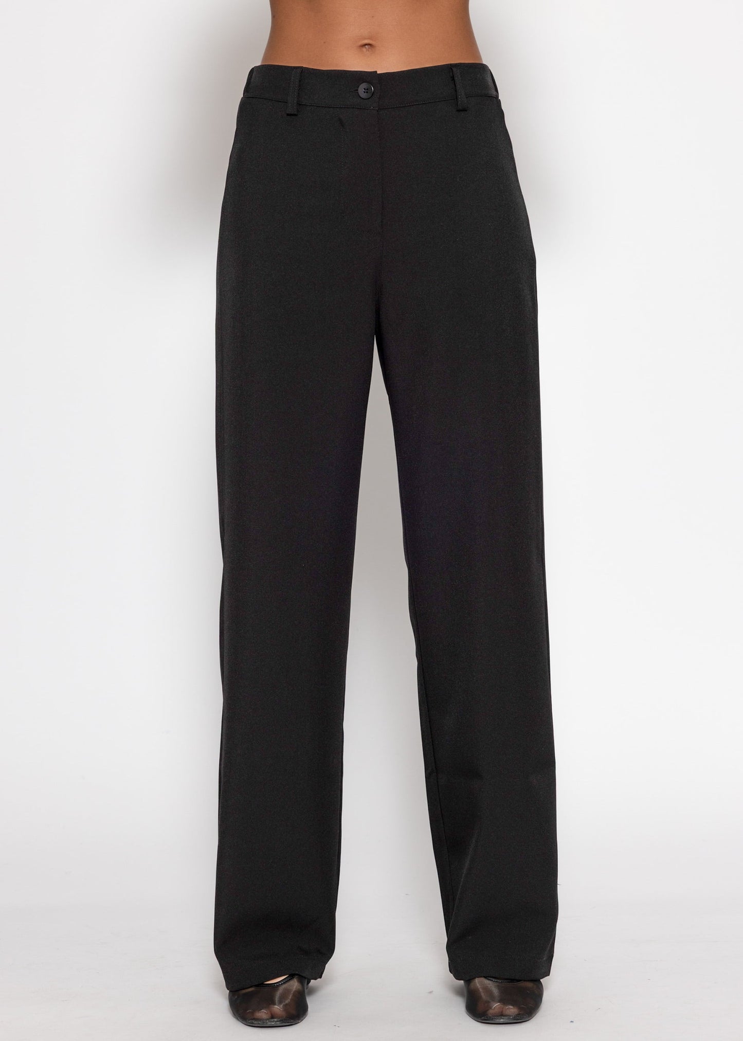 Lucila | Pantalón de talle alto · Negro