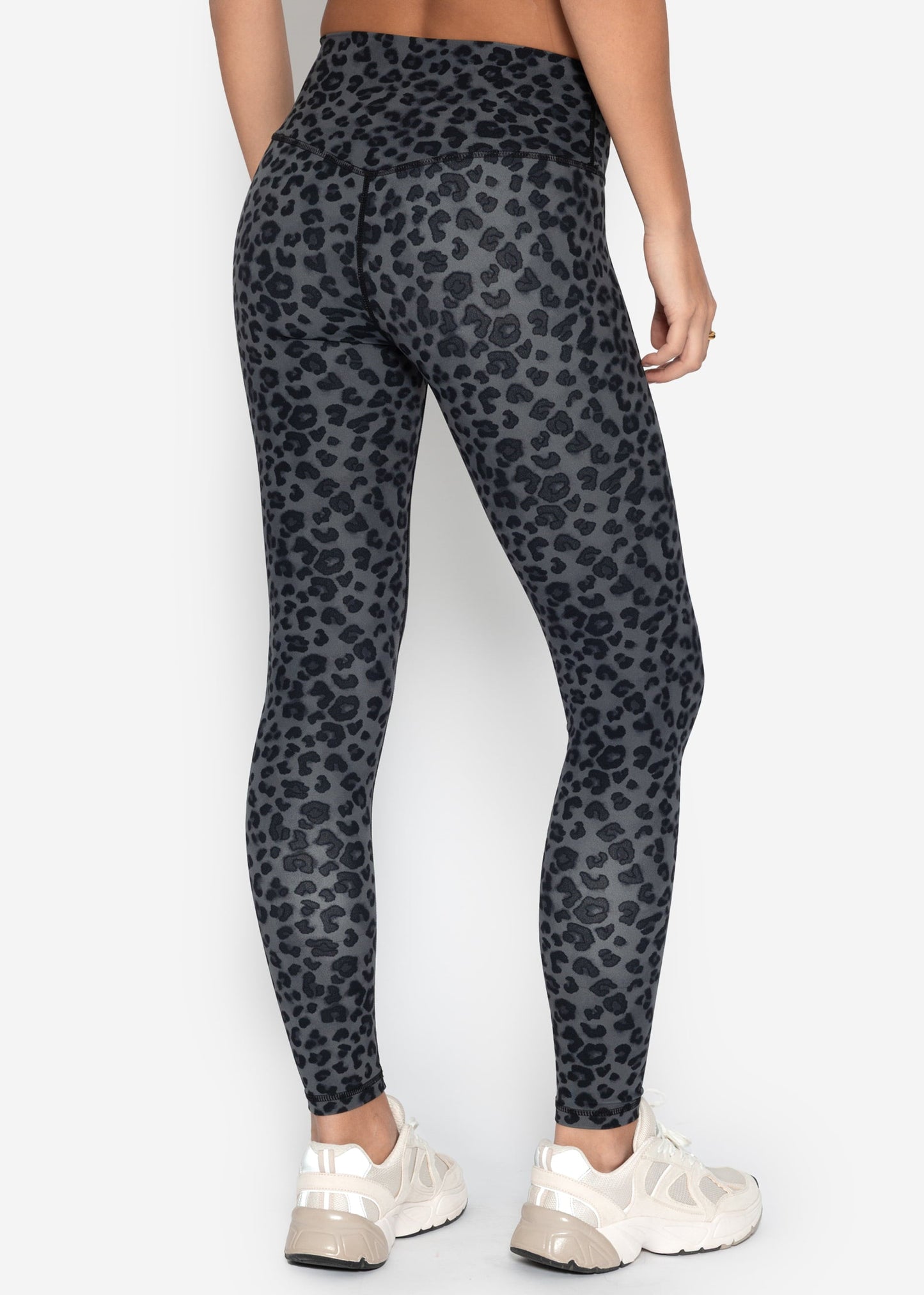 Nora | Leggings deportivos estampado leopardo · Gris