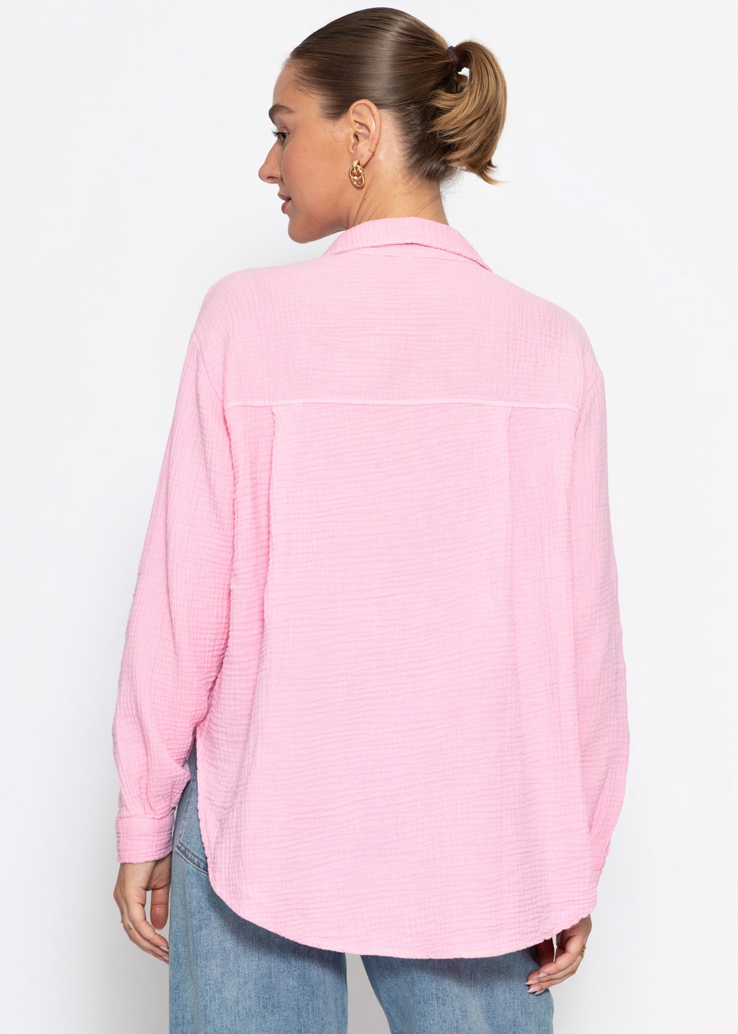 Amaia | Blusa de muselina · Rosa bebé