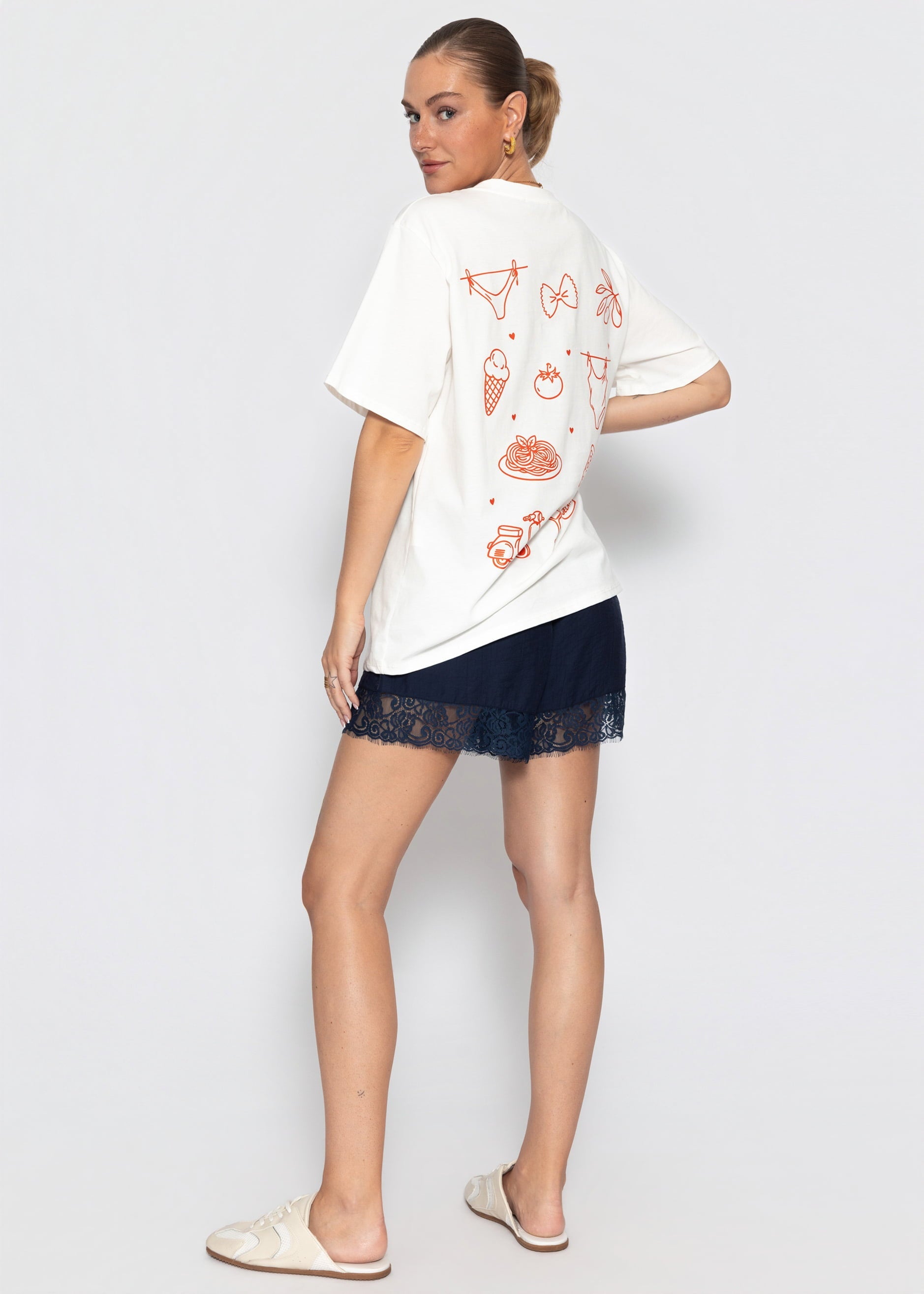 Gaia | Camiseta oversize · Blanco