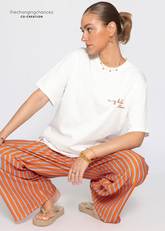 Gaia | Camiseta oversize · Blanco