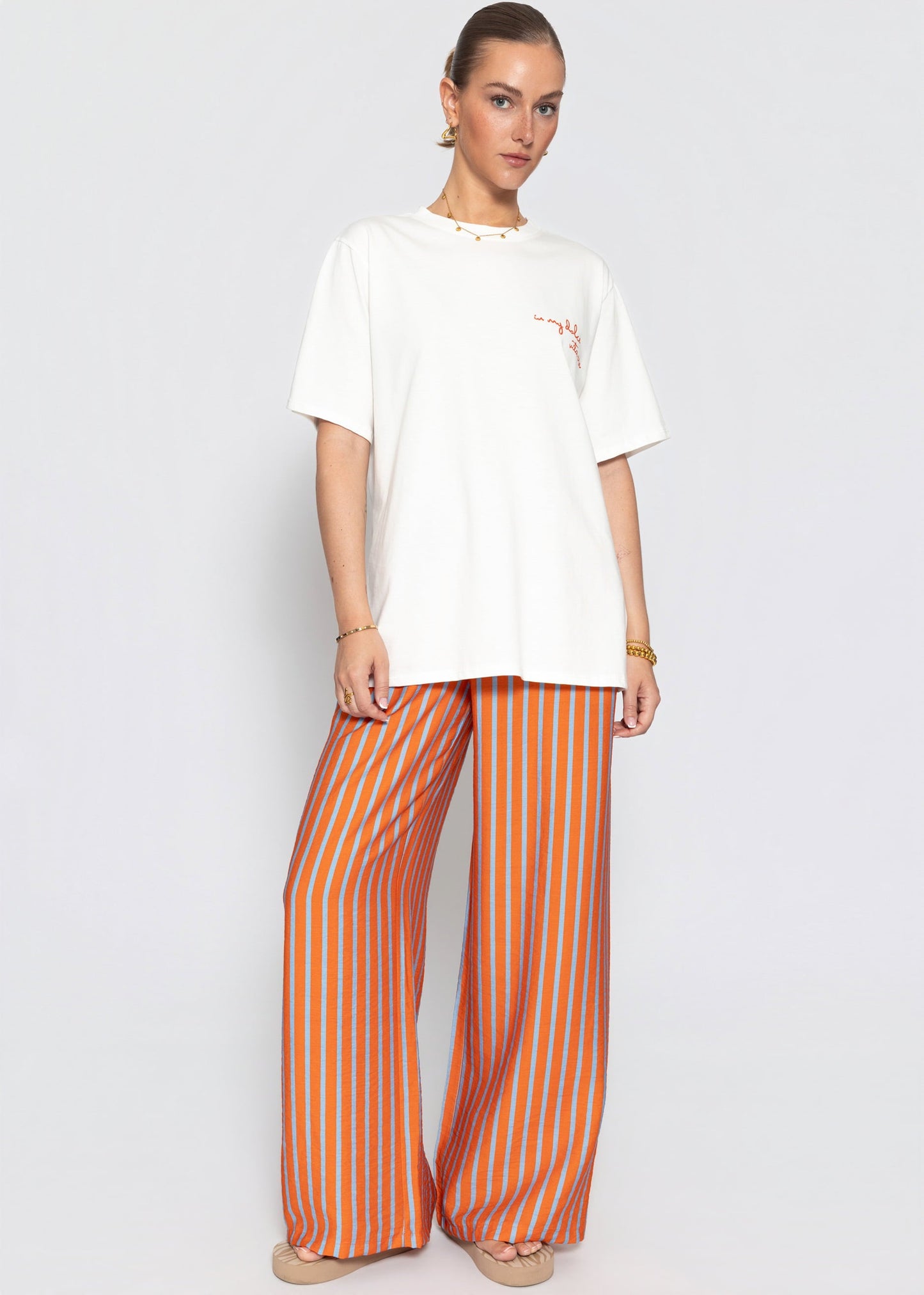 Gaia | Camiseta oversize · Blanco
