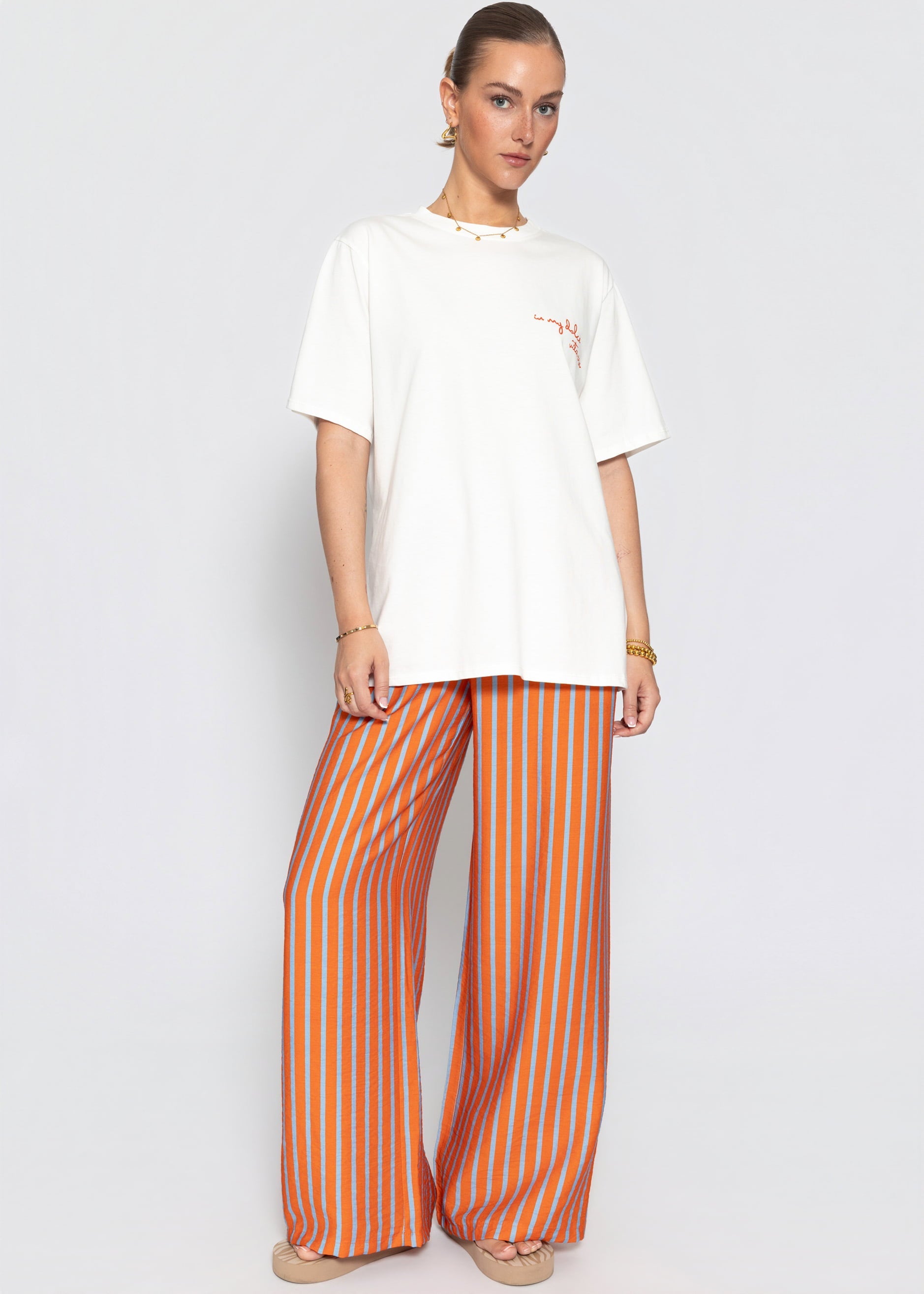 Gaia | Camiseta oversize · Blanco