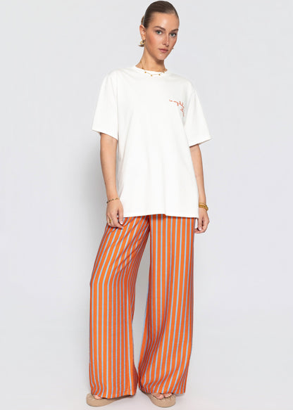 Gaia | Camiseta oversize · Blanco