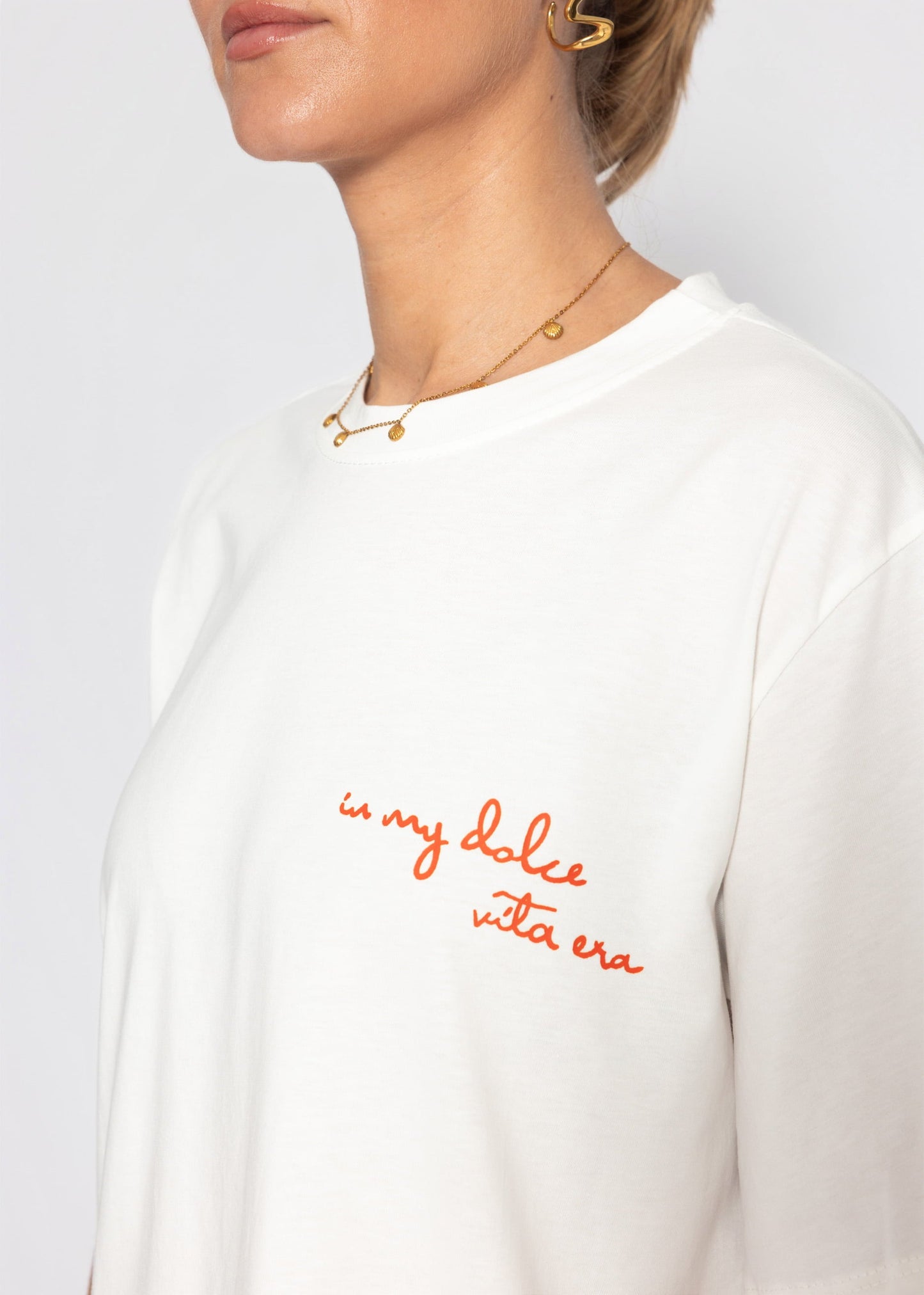 Gaia | Camiseta oversize · Blanco