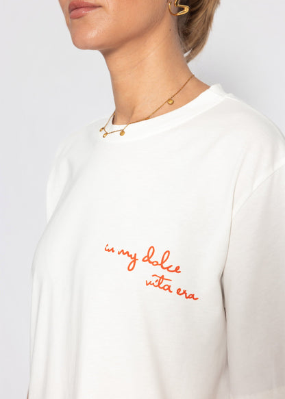 Gaia | Camiseta oversize · Blanco